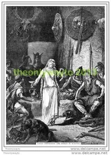 GYPTIS PRESENTING GOBLET TO EUXENES, MODERN REPRODUCTION OF PRINT, 1881