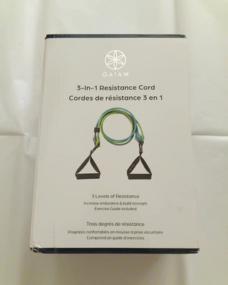 Gaiam 3-in-1 Resistance Cord Kit