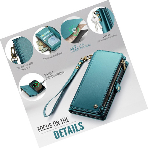 Compatible with iPhone 15 Case Wallet with RFID Blocking Card Holder , - Picture 5 of 9