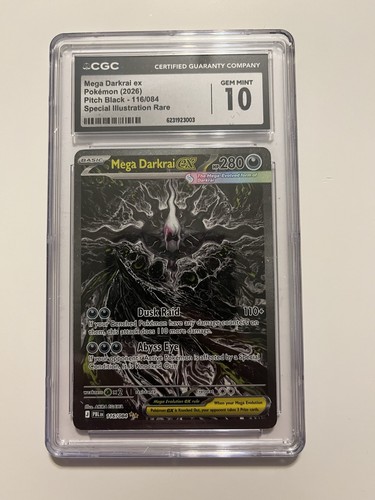 Mega Darkrai ex graded CGC 10 for sale on eBay