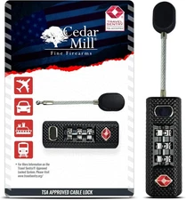 TSA Approved Travel Locks for Luggage, Gym Locker, Zipper Backpacks & Guncases