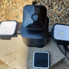 Blink Outdoor Floodlight Camera Black, Motion...