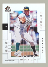 Barry Zito 2000 SP Authentic Future Watch RC 1188/1700 #FW Oakland A's