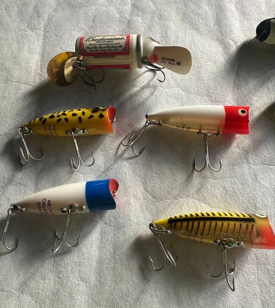 Doraku Heddon ZEAL Old Lure Set in Original Box Fish Fishing Bait Used - Image 4