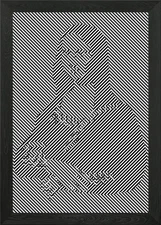 Hypnotical Mona Lisa Framed Wall Art Poster Canvas Print Picture