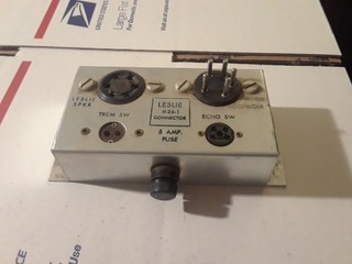 LESLIE 26 1 CONTROL BOX FOR 147 TYPE HOOKUP TO ORGAN HAMMMOND