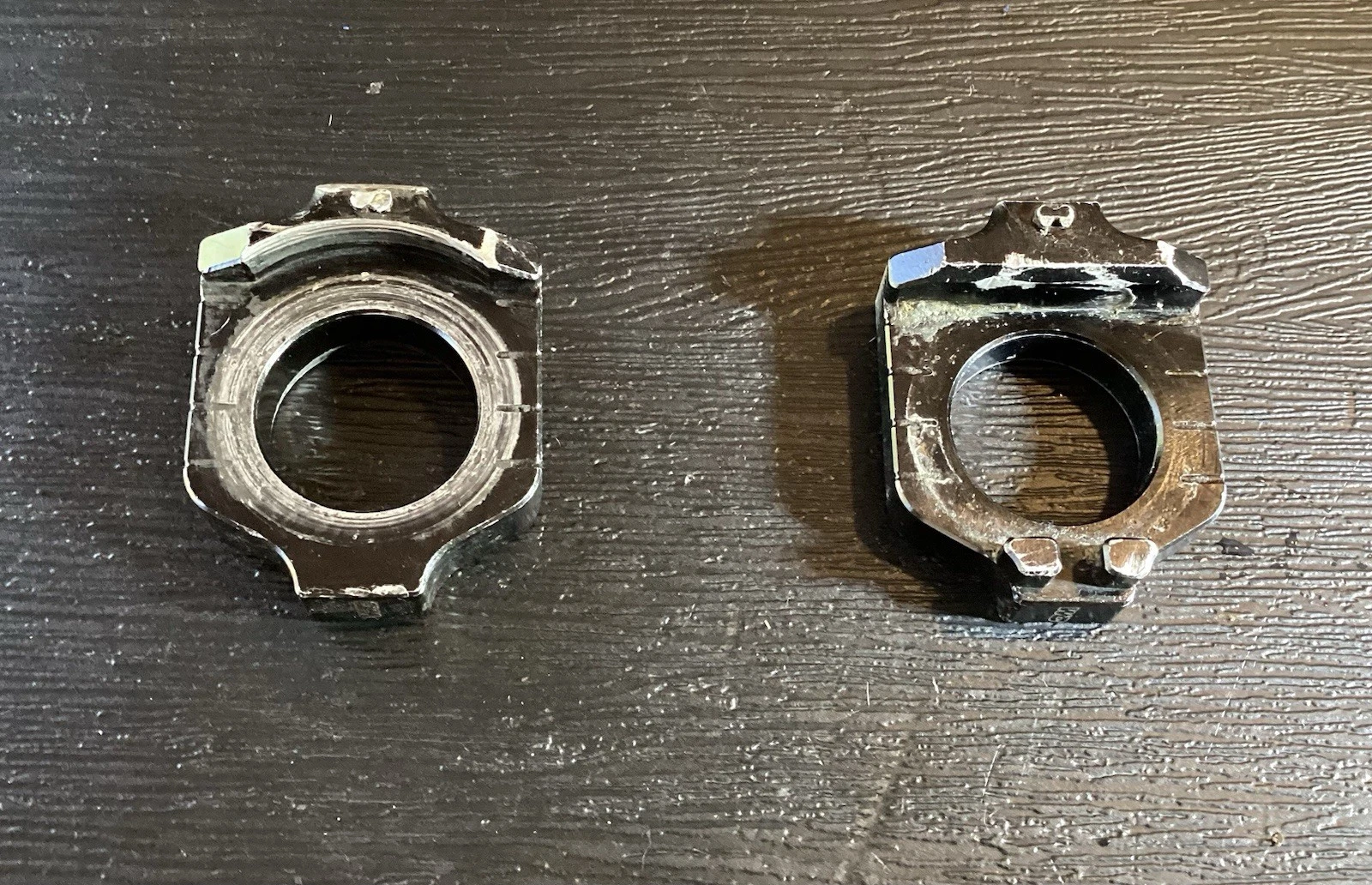 2022 Kawasaki KX250 Works Connection Elite Axle Blocks Black