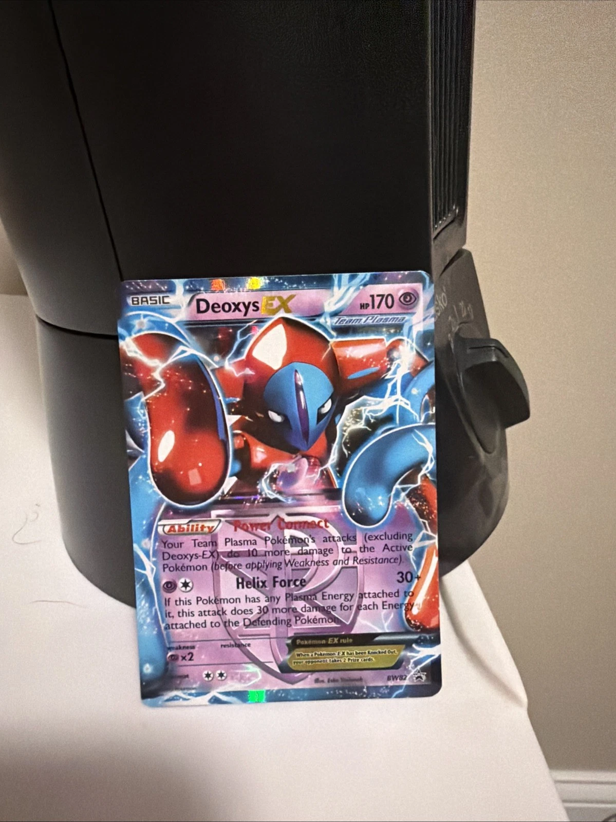 Pokémon TCG Deoxys EX Holo Rare BW82 Black Star Promo