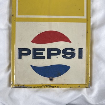 Vtg 1960s Pepsi Cola 