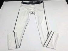 Nike Pro Dri Fit Tight Fit Boys Youth White Leggings Size M 8842