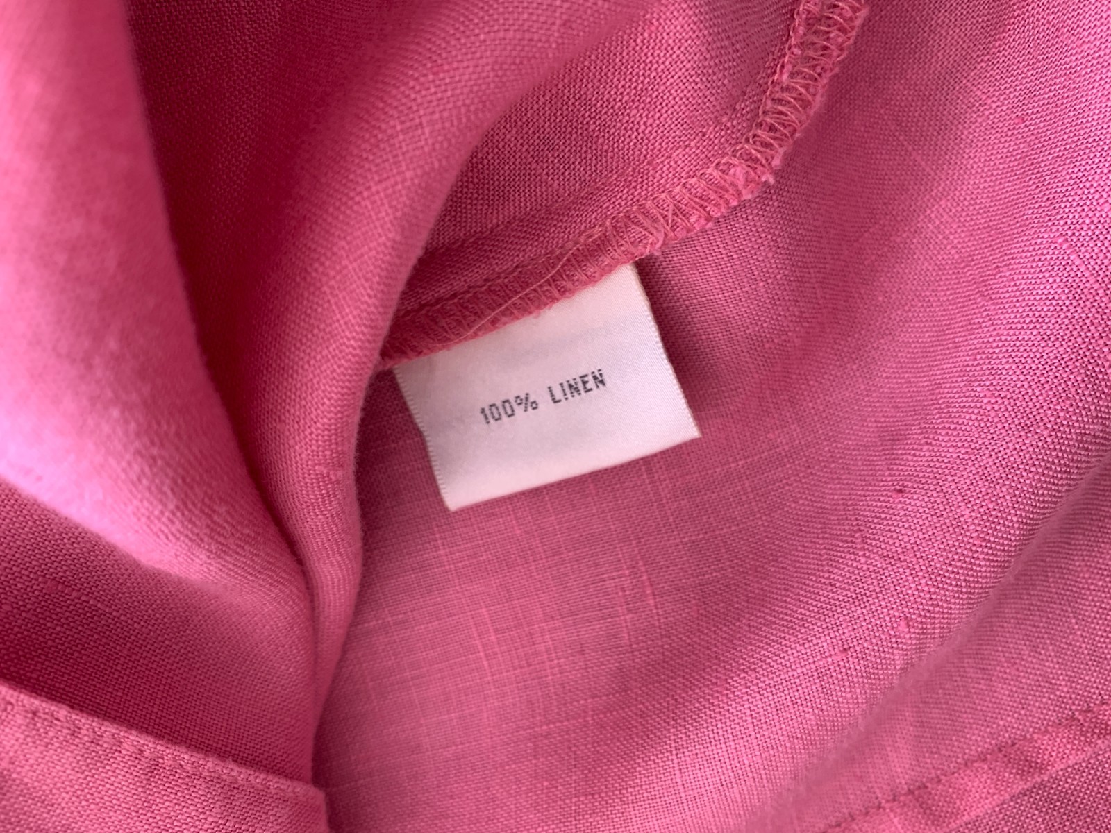 Phase Eight Patsy Seddon Pink Linen Collared  V-N… - image 6