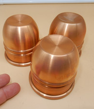 RNT2 set of 3 satin COPPER CUPS magician magi...