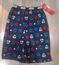 Boys  s Star Wars Sleep Lounge Shorts Size 14-16 New With Tags 