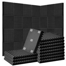 Acoustic Foam Panels for Walls, 52 Pack Sound Proof Foam Panels, 12" x 12" x ...
