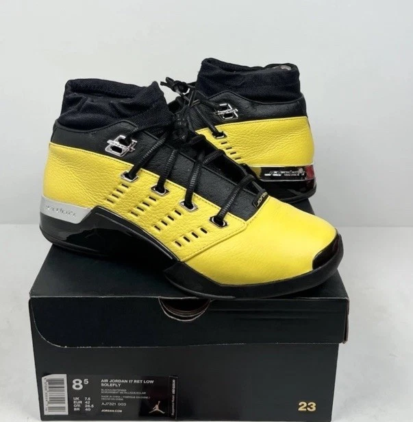 Talla 8.5 - SoleFly x Air Jordan 17 Retro Bajo Reverso Relámpago Como Usado Una Vez Foto 3 de 4