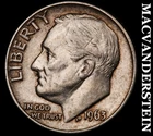 1963-D Silver Roosevelt Dime - Scarce  Better Date  No Reserve  #J8733
