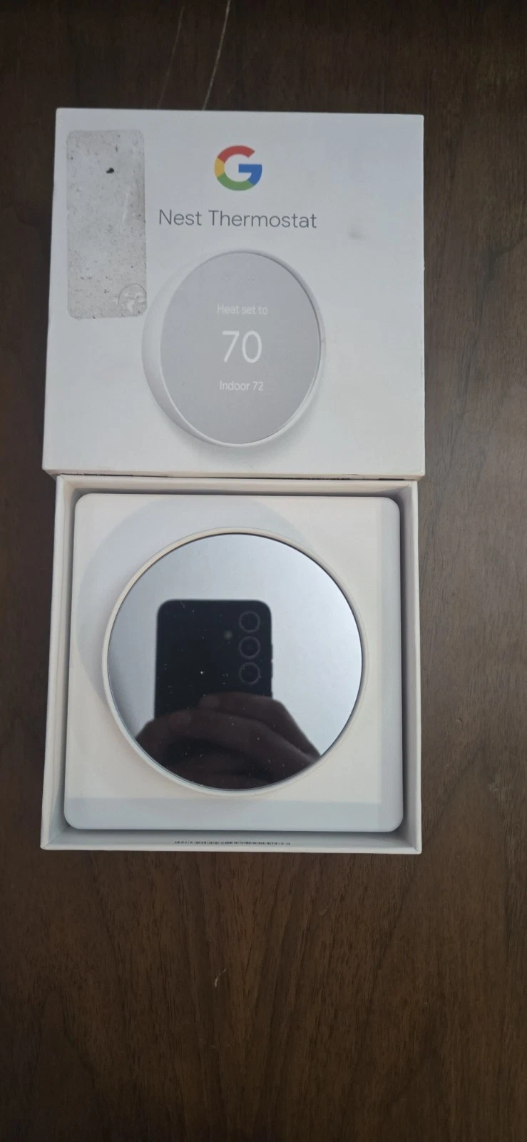 Google G4CVZ Nest Smart Programmable Wi-fi Thermostat - White
