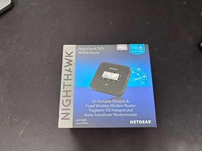 NETGEAR NIGHTHAWK M5 (5G / WiFi6) - Mobile Router inkl. ext. Antenne