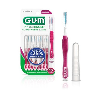 Proxabrush Go-Betweens - Moderate - Interdental Brushes - Soft Bristled Dental P