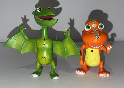 Non-working Lot Of 2 2010 Dinosaur Train TV Show Learning Curve Tiny Buddy