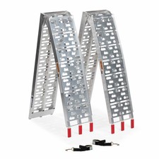 Titan Ramps 2PK 7.5’ Folding ATV Loading Ramps Arched Aluminum Design(Open Box)