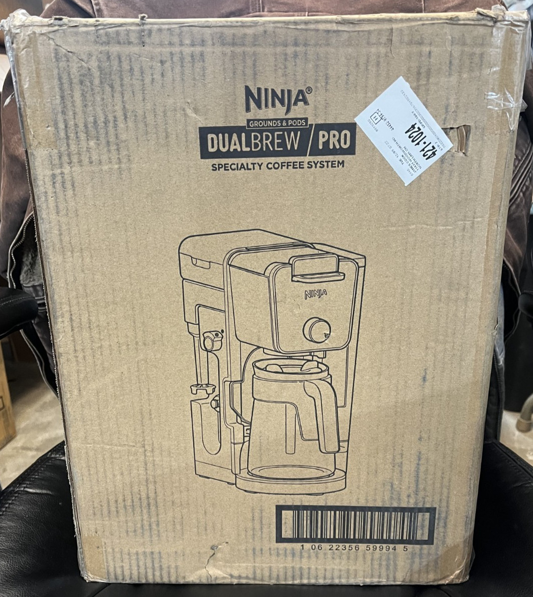 Ninja DualBrew Pro Specialty Coffee System CFP301 Black USED Good Condition