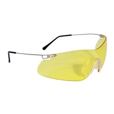 Radians Clay Pro Eye Protection Glasses Amber Lens With Silver Frame - CP5740CS
