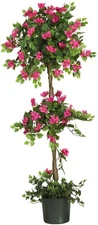 5' Mini Bougainvillea Silk Topiary Tree