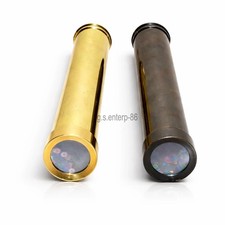 Nautical Brass Kaleidoscope Set of 2 Vintage Maritime Collectible Gift for Kids