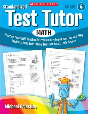 Standardized Test Tutor: Math Grade 4 Paperback Michael Priestley