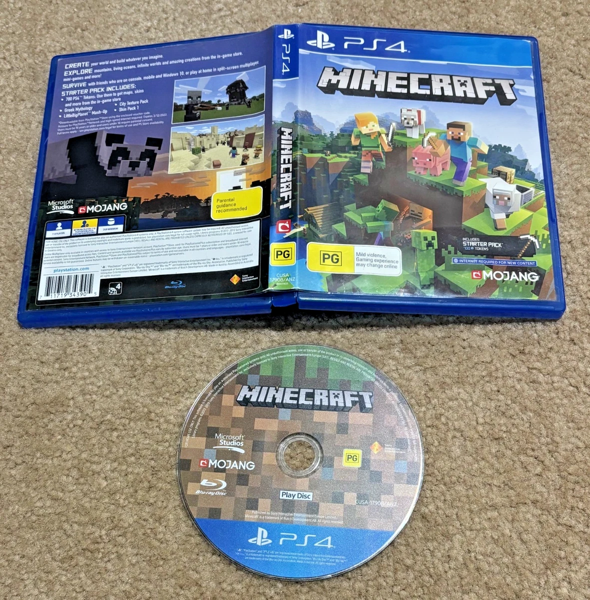 Minecraft Sony PlayStation 4 PAL Video Games for sale | eBay
