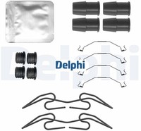 Delphi LX0783 ZubehöRsatz FüR Scheibenbremsbelag ZubehöRsatz Bremsbelag