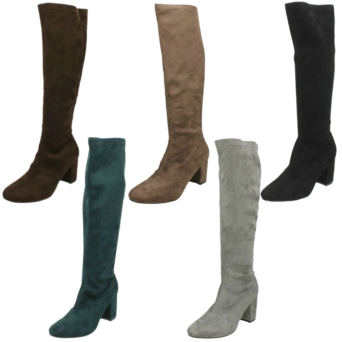 Botas hasta la rodilla Anne Michelle para mujer