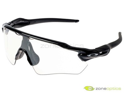 Oakley Radar EV Path Photochromic Sunglasses OO9208-45 Black/Clear Black Iridium