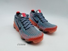 Nike Air Vapormax Flyknit 3 Women's Size 7 Running Shoes Gray Crimson