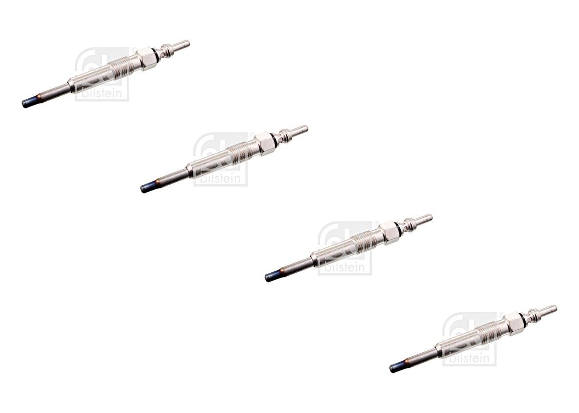 FEBI x4 pcs Glow Plug Black For VW RENAULT AUDI SEAT SKODA OPEL FORD Mk 4402724