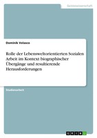 Rolle Der Lebensweltorientierten Sozialen Arbeit Im Kontext Biographischer...