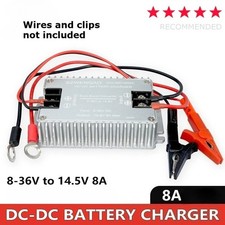 8-36V to 14.5V 8A DC-DC Buck-Boost Converter for Boat RV Marine Battery charger