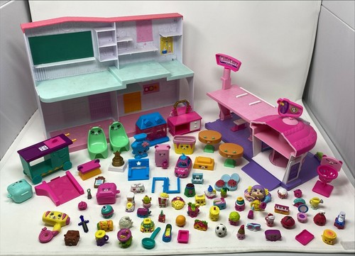 Shopkins Happyville High School Cutie Auto Konvolut Möbel Autos Zubehör - Bild 1 von 9