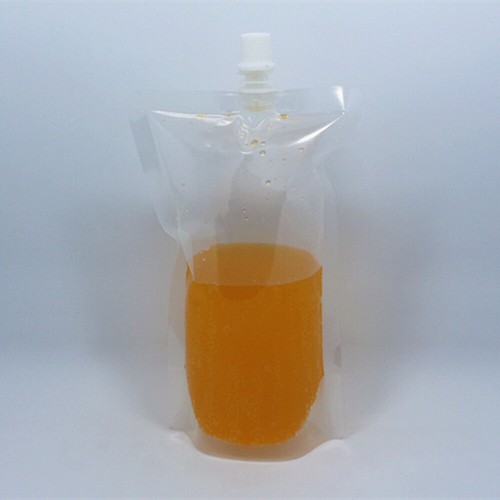 Bolsas de boquilla Doypack bolsas planas y de pie para bebidas líquidas de aceite de jugo de vino - Imagen 17 de 23