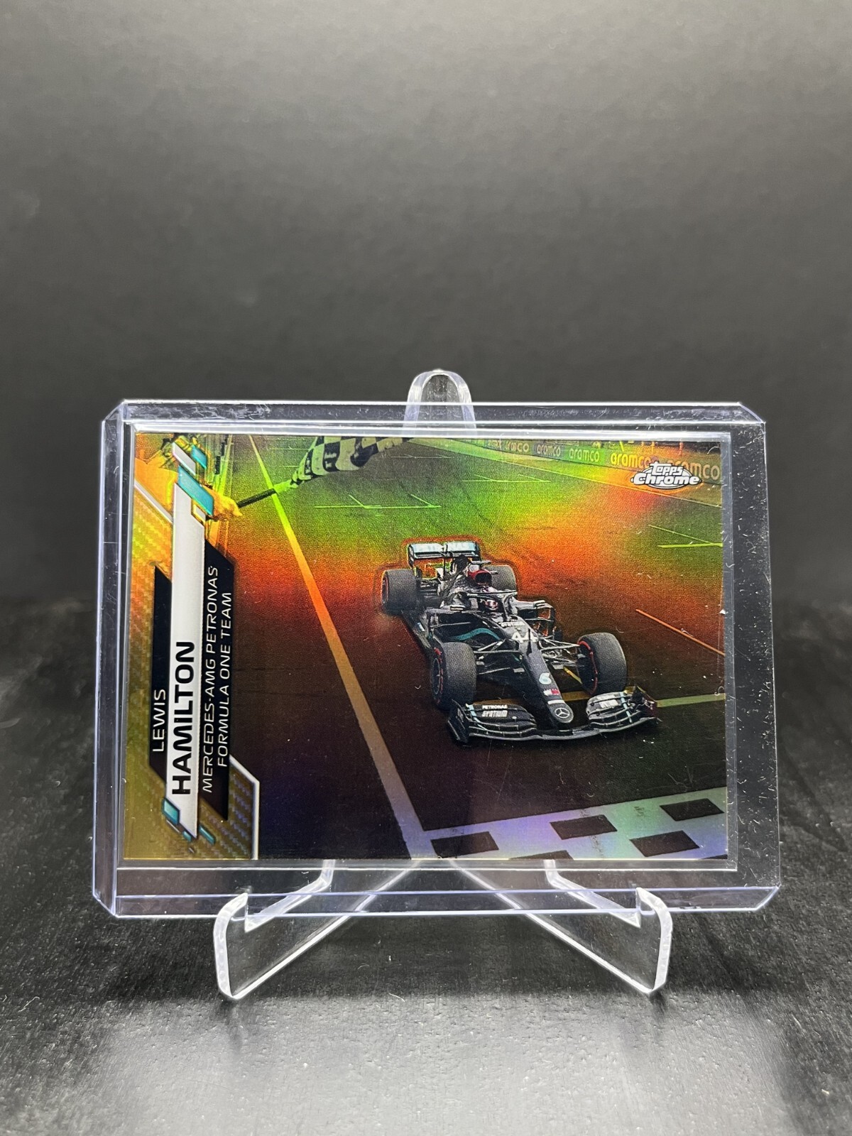 2020 Topps Chrome Formula 1 F1 Lewis Hamilton Gold 05/50 #21