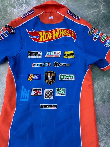 RARE Mattel 2015 Hot Wheels Button Up Shirt Size Junior XL. - Picture 5 of 9