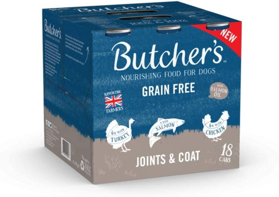 BUTCHER'S Wet Dog Food Cans & Tray Grain Free Recipes in Jelly 9.6kg