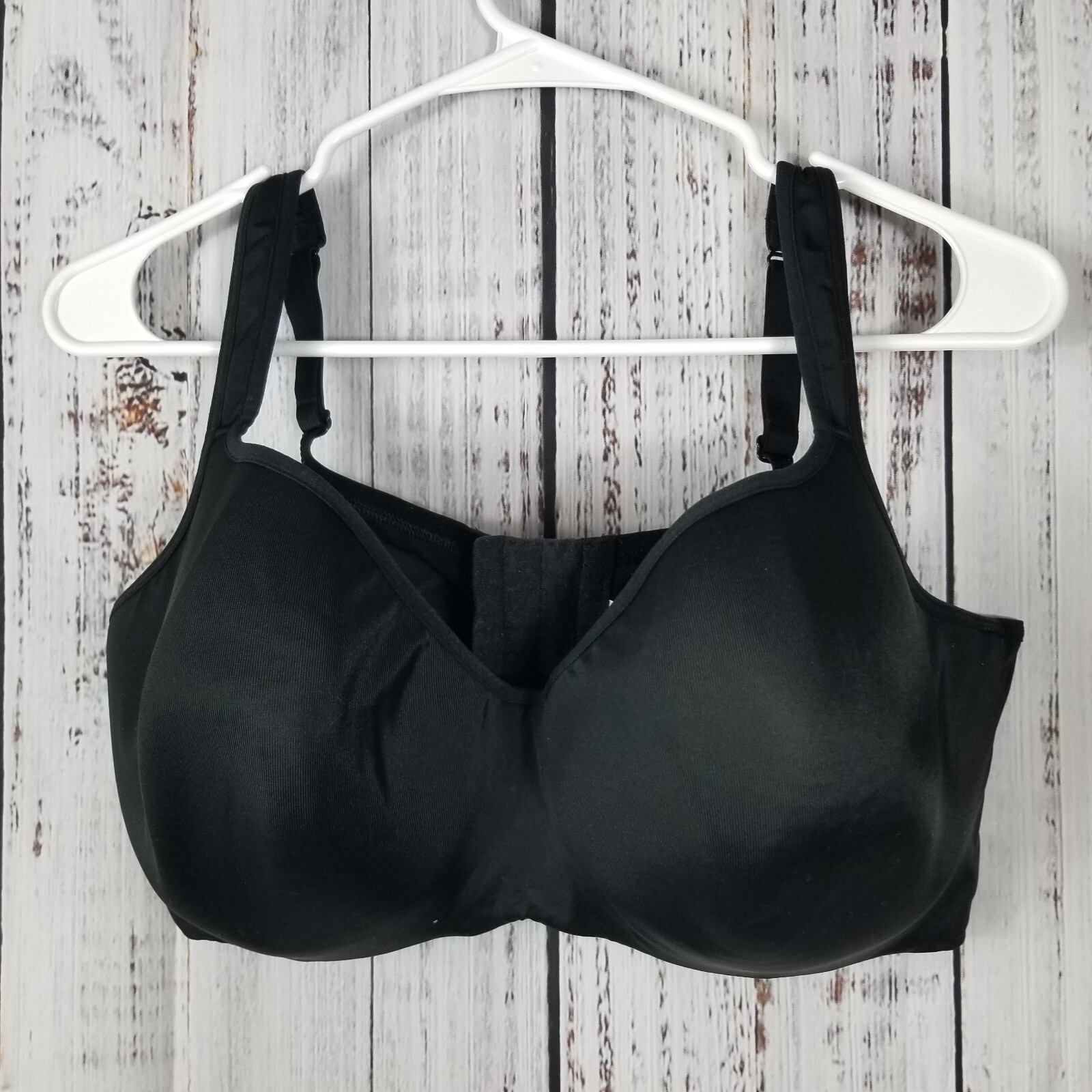 Lane Bryant Cacique 42DDD Black Lightly Lined Balconette Bra T