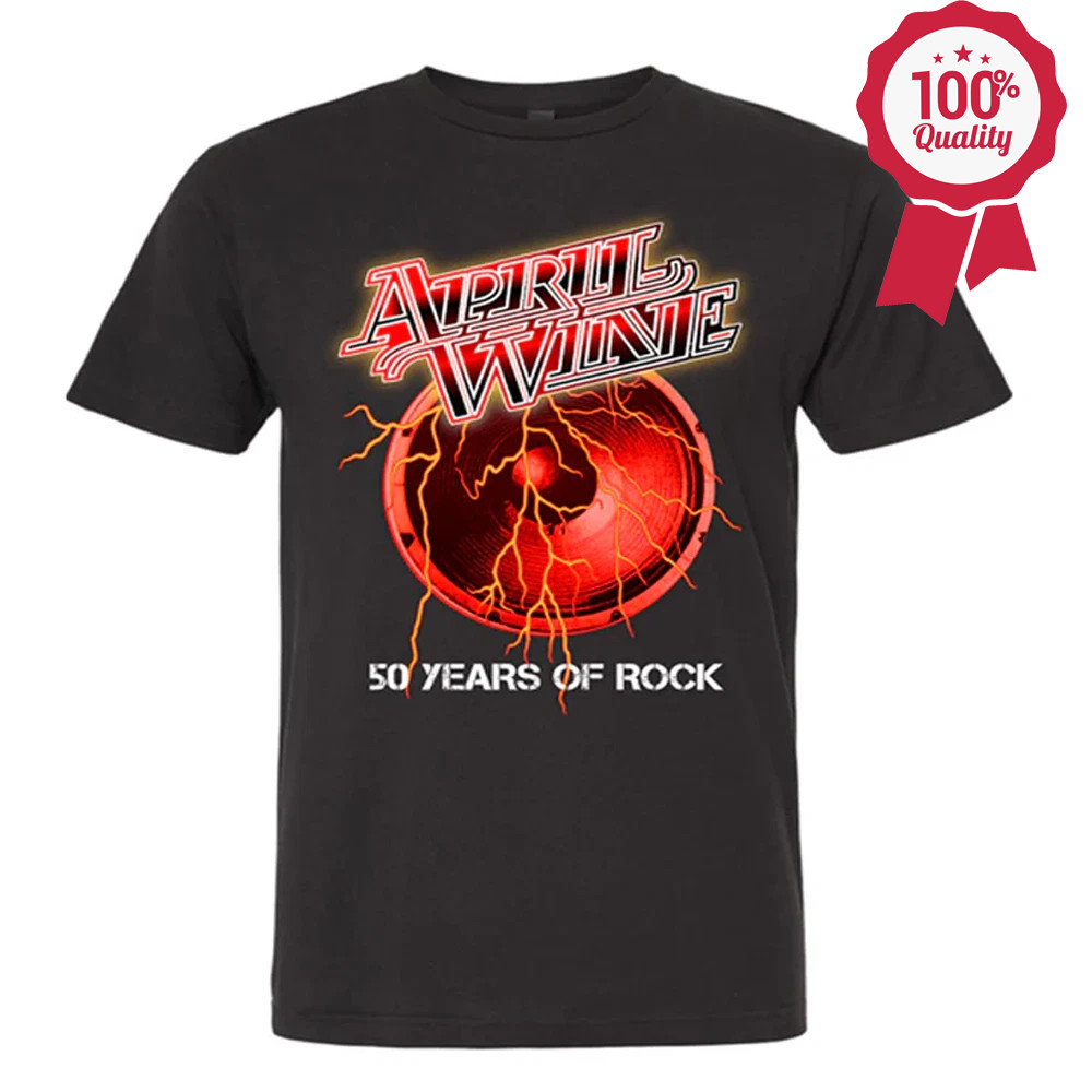 April Wine band 50 years of rock T-shirt Unisex tee All sizes S-5XL