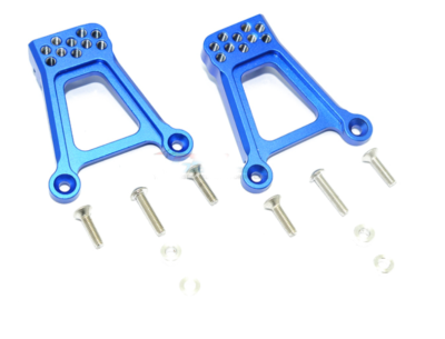 HPI Venture FJ Cruiser Aluminum Servo Mount Upgrade Set - 15pc, Lightweight, High Strength (Gray/Silver)