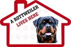 A House is Not a Home Without a Rottweiler Decal Sticker Pet Animal Lover