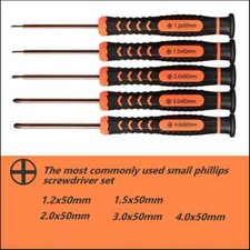 Small Phillips Screwdriver Set,Teckman 5 Piece Repair Tools Kit for Steam Deck w
