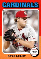 2024 TOPPS HERITAGE #344 KYLE LEAHY NMMT (RC) CARDINALS