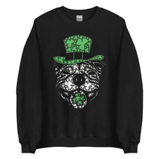Irish Clovers Pitbull Pet Lovers Cute Dogdad Dogmom Gift Sweatshirt